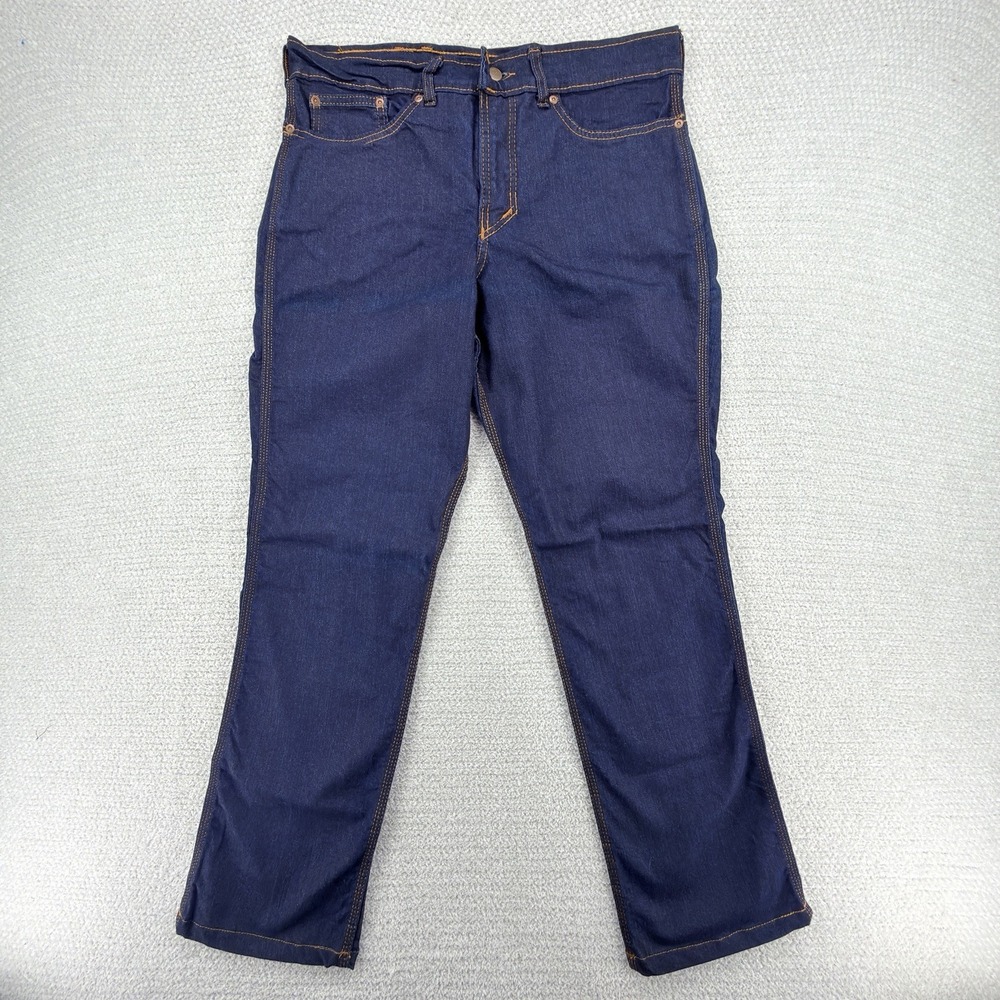 Origin Maine Jeans Mens 32x30 Blue Dark Wash D68 Straight Leg Performance Denim